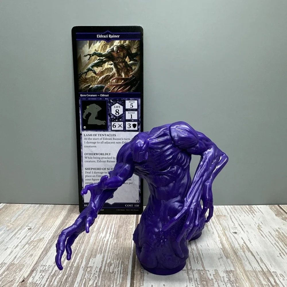 Magic Gathering Planeswalkers Battle Zedikar 2015 Eldrazi Ruiner Figure & Card